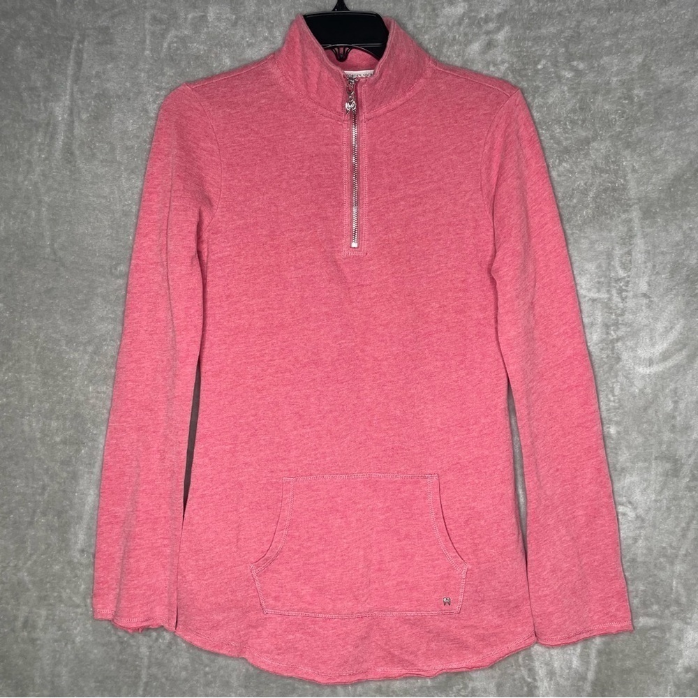 Victoria's Secret Grey Half-Zip Pullover Sweater Sweatshirt Size XS Cozy Active